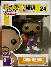 Funko Pop NBA Los Angeles Lakers Kobe Bryant #24 Purple Jersey #8 picture