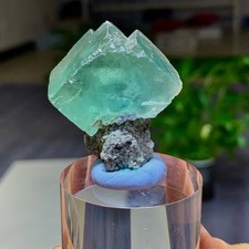 40G ﻿Natural apple green fluorite crystal mineral specimen Xianghualing picture