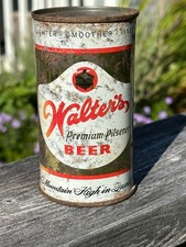 RARE Walter's Premium Pilsener Beer Flat Top Can 144-17 Pueblo CO ROUGH TOUGH picture