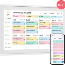 Smart Calendar 15.6in Wall&Desk Planner Digital Calendar&Chore Chart Touchscreen picture