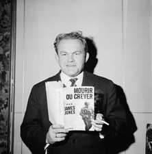 American Author & Former World War II Soldier James Jones His Book- 1963 Photo picture