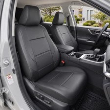 2PCS Front Seat Covers for Chevy Silverado & GMC Sierra 1500 2500 3500 2007-2026 picture