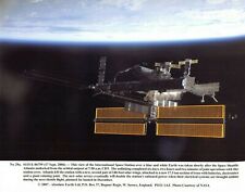 NASA Photographic Card Print of International Space Station ISS September 2006 picture