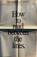 Wall Street Journal 1991/92 Educational Edition How To Read Between The Lines picture