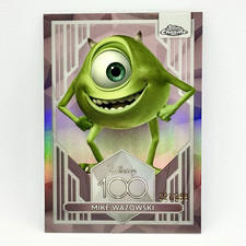2023 Topps Disney100 Chrome Mike Wazowski #43 Pink Refractor /399 picture