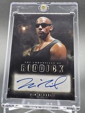 2004 Chronicles of Riddick Vin Diesel Auto Card Pitch Black picture