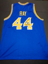 Clifford Ray Golden State Warriors Autographed & Inscribed Custom Basketball Jer picture