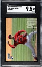 2018 TOPPS STADIUM CLUB SHOHEI OHTANI RC #138 PITCHING SP SGC 9.5 MT+ picture