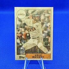 2022 Topps Series 1 Kris Bryant SSP Wood 1/1 Parallel Giants picture