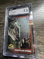 2013 Topps 75th Anniversary Diamond Sparkle Anniversary 99 Jurassic Park CGC 7.5 picture