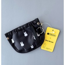 LeSportsac x Miffy Black Keyholder Coin Purse Wallet NWT picture