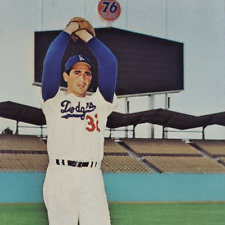 Sandy Koufax Dodger Stadium Baseball Postcard c1960 Los Angeles Elysian CA B326 picture