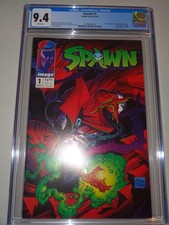SPAWN #1 - CGC 9.4 NM (1st App. of Spawn ; 1992 Image Comics ; White Pages) picture