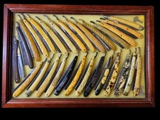 ONE OF A KIND Antique VTG Straight Razor Collection 40+ Year Collection RARE π₯ picture