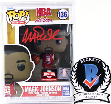 Magic Johnson Autographed Funko Pop Basketball #136 - All Stars NBA Team USA picture
