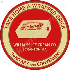 Williams Ice Cream Round Metal Sign 2 Sizes To Choose From picture