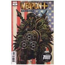 Weapon Plus: World War IV #1 in Near Mint + condition. Marvel comics [u picture