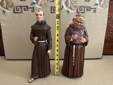 Two Vintage 12.5 Inches Tall Ceramic Figurines picture