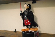 2011 Disney Star Wars Goofy Figurine with Pin - Darth Vader picture