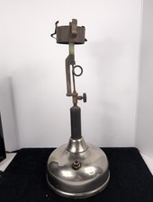 Antique Coleman Quick-Lite Chrome Gas Table Lamp Wichita Kansas (10A ) Letter C picture