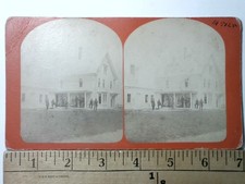 New Durham Ridge NH F. W. B. Parsonage Stereoview People 1860s Flat Mount picture