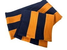 Vtg J. Press University of Virginia Wool Scarf Cambridge England UVA Blue Orange picture