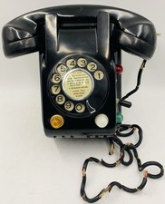Vintage North Electric Co Hospital Telephone Black Bakelite Rotary 1940s picture