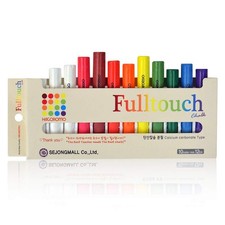 Hagoromo Fulltouch Color Chalk - Non-Toxic [12 Pcs/10 Color Mix] 1 Box, Dustless picture