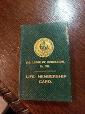 1925 Life Member Lodge Dumbarton No 12  Freemasonry masonic/988 picture