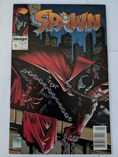 Spawn #5 1992 Image Newsstand Todd McFarlane Early Spawn VF picture
