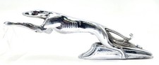 Vintage 1930s Greyhound Hood Ornament Universal Flat Hood Ford Lincoln Willys picture