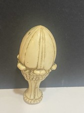 Vintage Acorn Acanthus Leaf Resin Lamp Finial Topper picture
