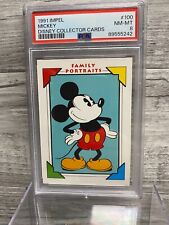 1991 Impel Disney Collector Cards Mickey Mouse PSA 8 MINT #100 Family Portraits picture