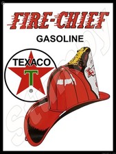 Texaco Fire Chief Gasoline Metal Sign 9