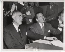 1951 Press Photo Frank Costello Nations Racket Chiefs in front of Congress picture