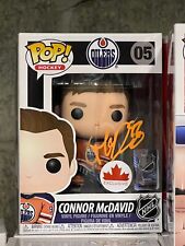 Funko Pop NHL Edmonton Oilers Signed CONNOR McDAVID #05 CAN EXCLUSIVE PSA COA picture