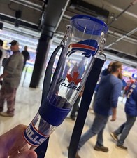 NEVER USED NEW LIMITED EDITION BUFFALO BILLS LABATT BEER HORN  HOME OPENER RARE picture