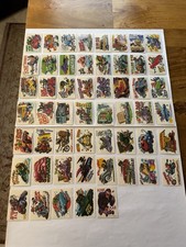 1980 TOPPS WEIRD WHEELS Near Complete set 53 sticker cards like the odd rods picture