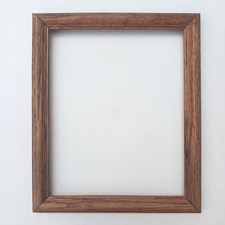 Vintage Zebrawood Tone American Beveled Hardwood Art Photo Picture Frame 8 x 10 picture