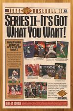 1994 Fleer Ultra Baseball II Trading Cards Print Ad/Poster MLB John Kruk Art 90s picture