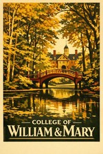 π College of William & Mary Poster - 24x36β Premium Matte Paper 200gsm picture
