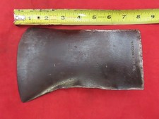 VTG ANTIQUE HUDSON TOOL Co MANN 3 lb 13oz SINGLE BIT AXE HEAD CONNIE MICHIGAN 4 picture
