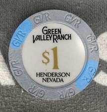 π°π²$1 Green Valley Ranch GVR *NEW*Casino Chip Las Vegas NV Stations Casino... picture