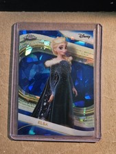 2025 Topps Chrome Disney Sapphire Elsa Frozen Card #111 picture