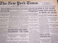 1932 FEBRUARY 11 NEW YORK TIMES - FREE BILLIONS IN BANK CREDIT AGREED - NT 4772 picture