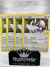 Lugia 022/025 x4 Play Set Ultra Rare Holo 25th Anniversary Trading Card TCG picture