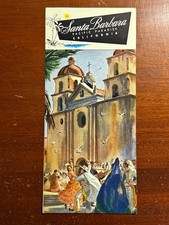 Santa Barbara Pacific Paradise California Vtg Brochure picture