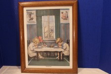 Five vintage framed Cream of Wheat Advertising Posters picture