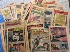 Lot of 30 Vintage Comic Books With No Covers from 1960s picture