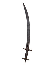 19C Antique Sword Original Dagger RARE OLD TULWAR Authentic Collectible picture